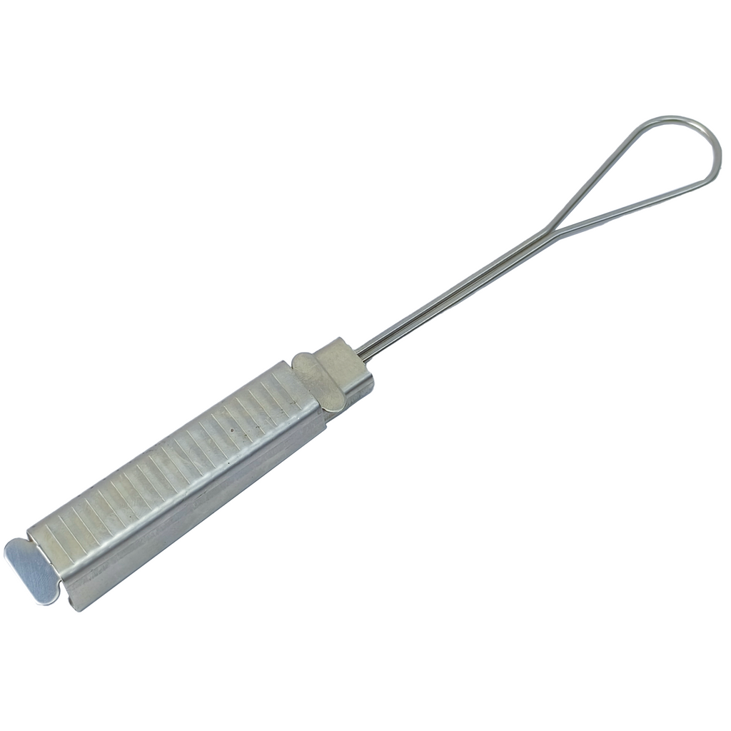Stainless Steel FTTH Drop Cable Clamp with Wire Hook for Fiber Optic Cable Installation YSAC-001