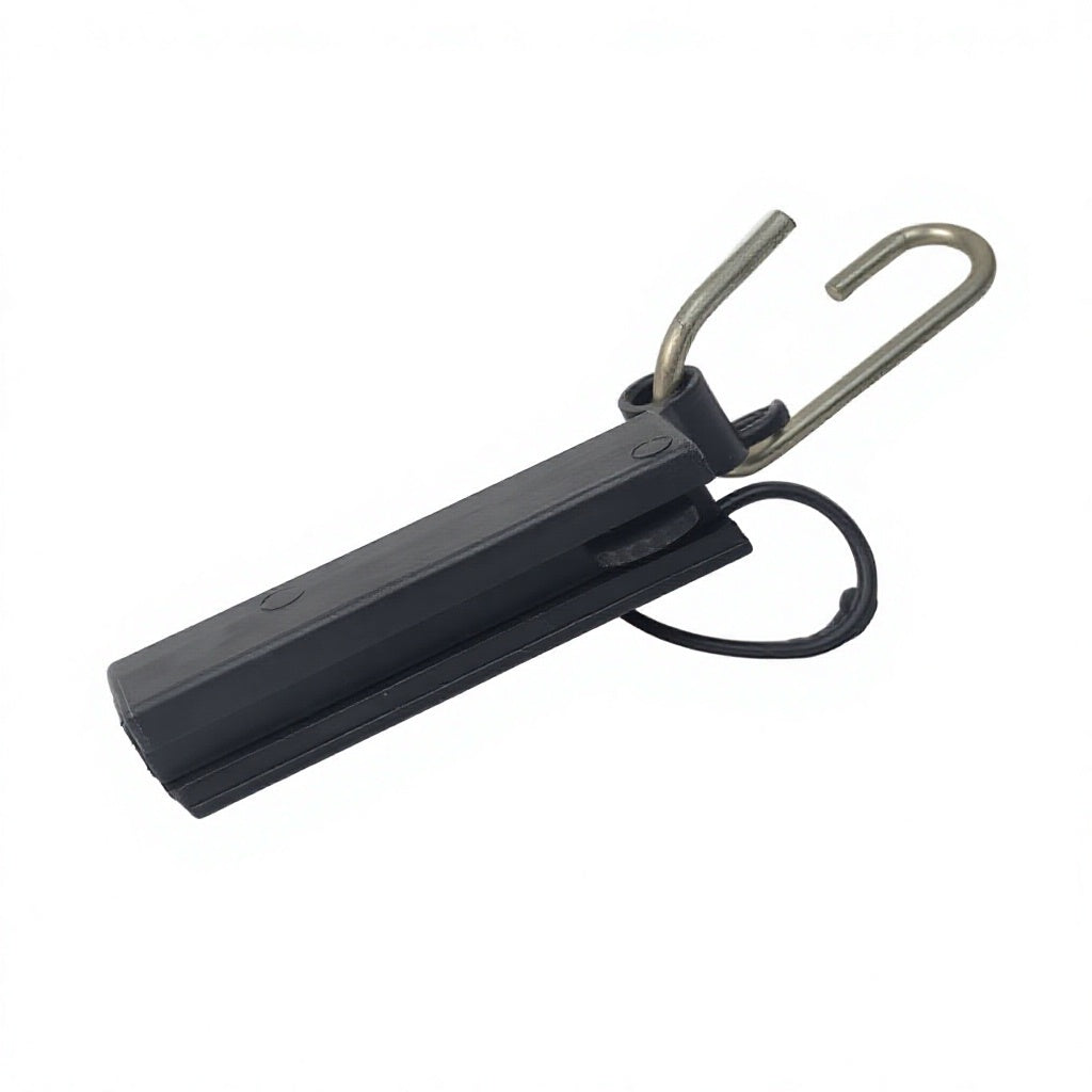 Galvanized Steel Drop Wire Clamp with Hook for Cable Installation