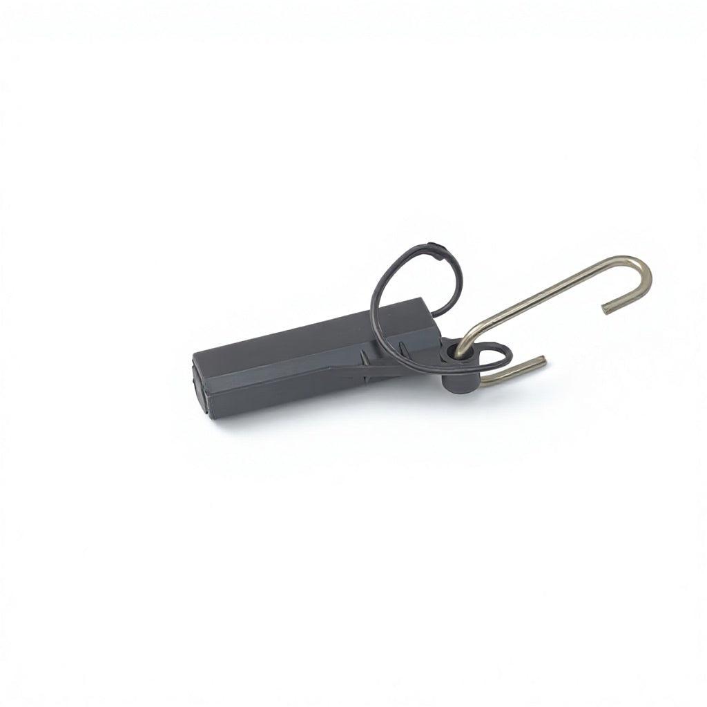 Galvanized Steel Drop Wire Clamp with Hook for Cable Installation