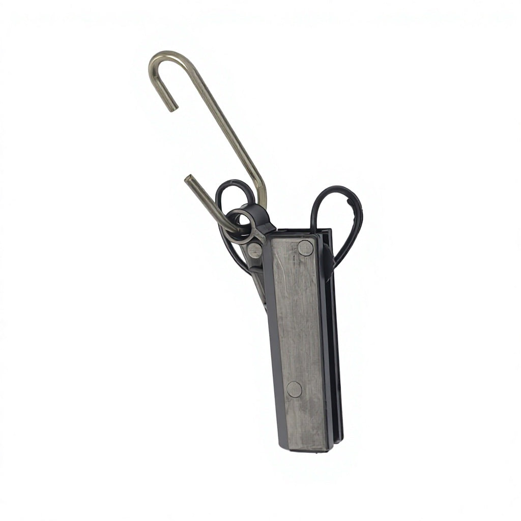 Galvanized Steel Drop Wire Clamp with Hook for Cable Installation